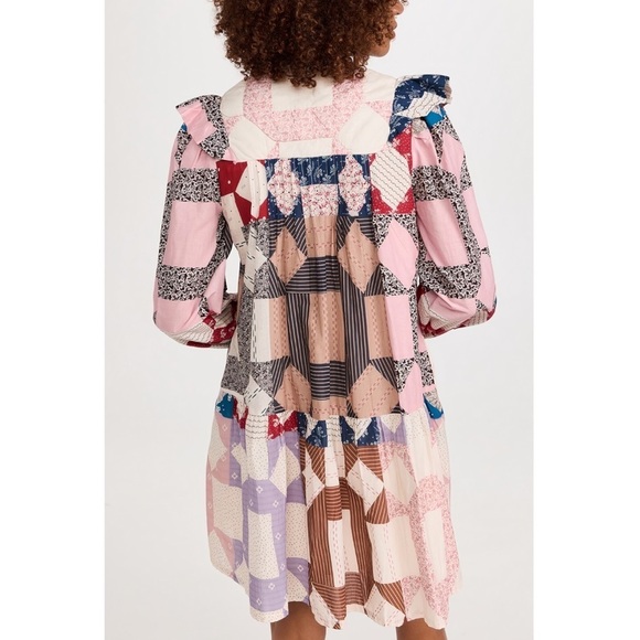 Sea New York Patchwork Mini Dress - Multicolor - Picture 7 of 9